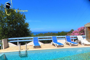 Studio N°3 VUE MER & PISCINE 5min Plage de la Testa
